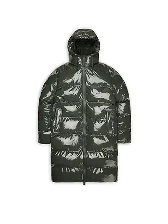 RAINS | Steppmantel ALTA LONGER PUFFER JACKET | olive